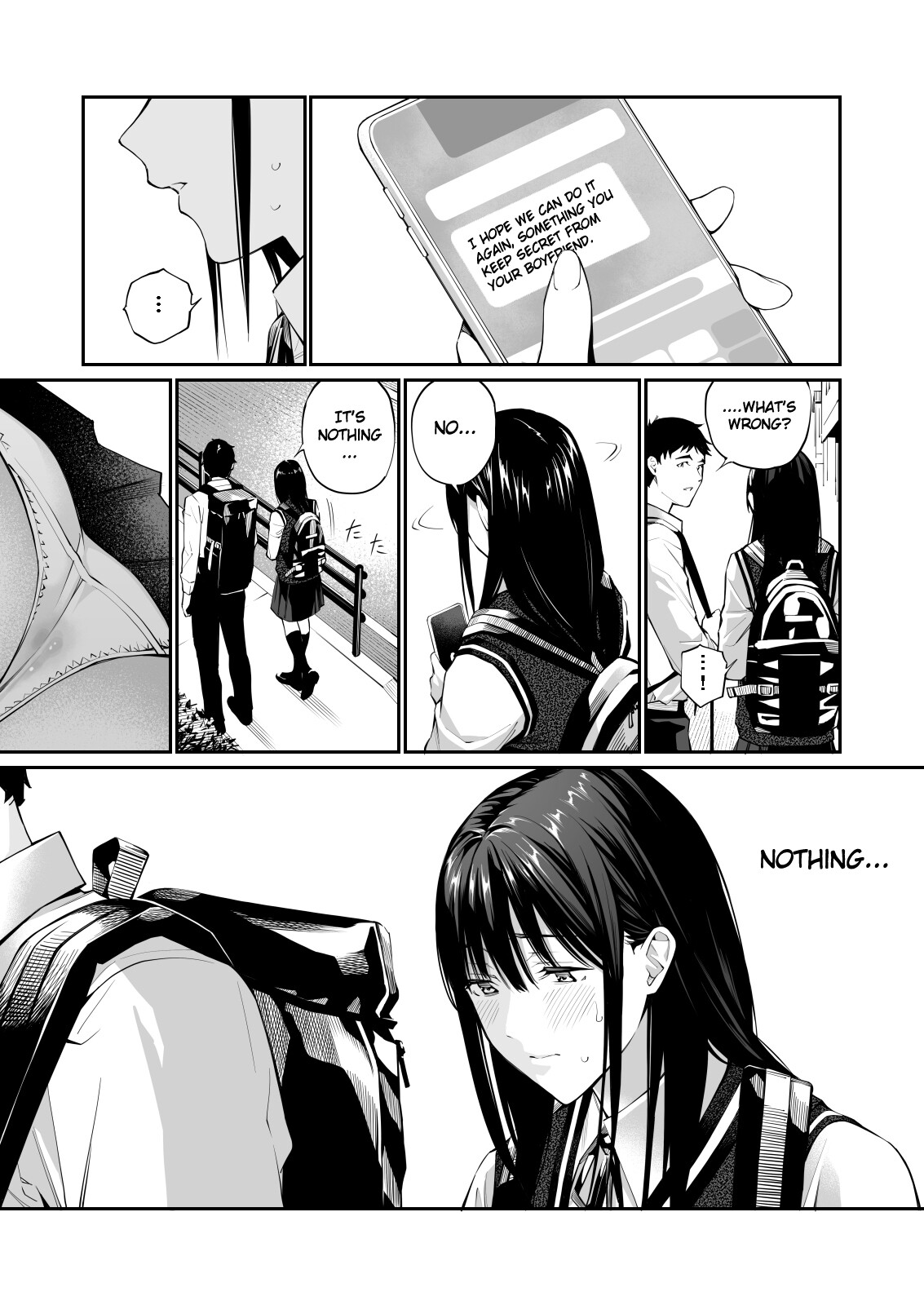 Hentai Manga Comic-Insert a secret he doesn't know.-Read-67